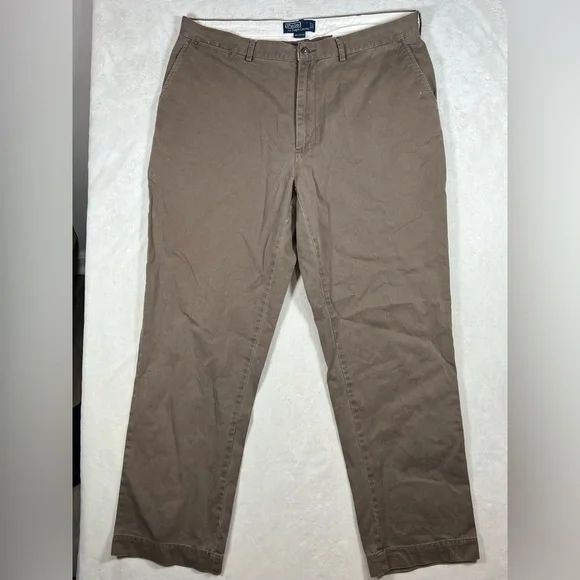 Polo Ralph Lauren 38W 31L Classic Men's Tan Chinos - Picture 2 of 10